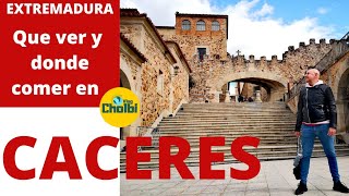 QUE VER Y DONDE COMER EN CACERES #extremadura #caceres #djiosmopocket2