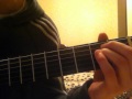 Мой первый видеоурок на гитаре 