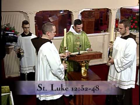 Today's Homily - 2013-08-11 - Fr. Patrick Mary MFVA - 19th Sunday of Ordinary Time