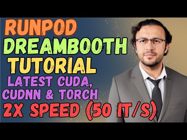 How To Install DreamBooth & Automatic1111 On RunPod & Latest Libraries - 2x Speed Up - cudDNN - CUDA