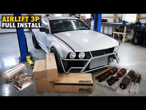 Air Lift 3P Air Suspension - FULL INSTALL - S197 Mustang