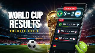 How to Follow FIFA World Cup Results on Android Phone Step by Step