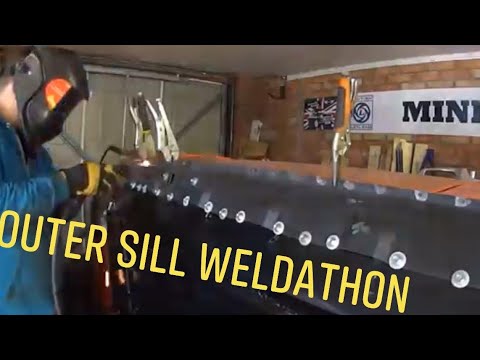 Outer Sill Replacement - Classic Mini Restoration - Project Bumble - Part 29