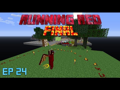 Minecraft Modded Survival map: Running Red: final EP 24: The End