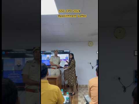 SSC CPO Appointment letter received🧿❤ #ssccgl #ssccpo2024 #ssccpo #cpo #cgl2025  #uppoliceconstable