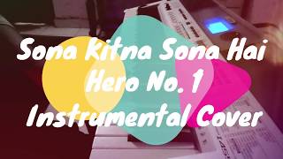 Sona Kitna Sona Hai - Hero No 1  Instrumental Cove