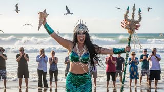 Mermaid Dance on Waves 🌊✨