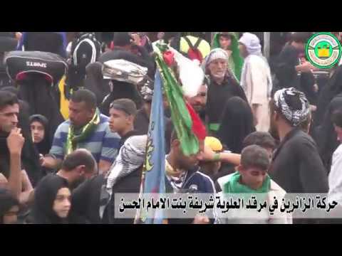 حركة الزائرين في مرقد العلوية الطاهرة شريفة بنت الامام الحسن(ع)