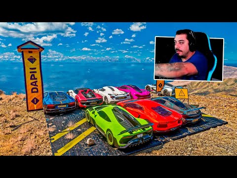 LADEIRA DA MORTE SEM FREIO COM OS MELHORES CARROS DO JOGO - FORZA HORIZON 5