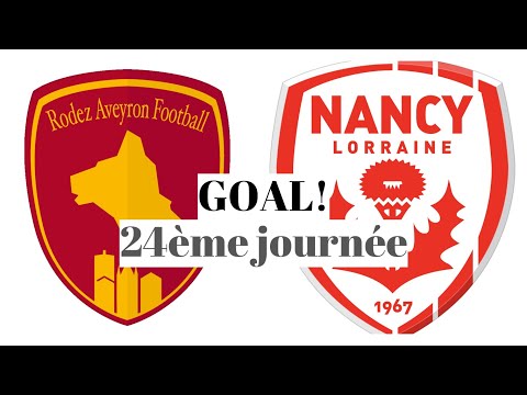 Rodez AF - Nancy [0-(1)] GOAL 17' (Saliou Ciss) 24ème journée 2019/20