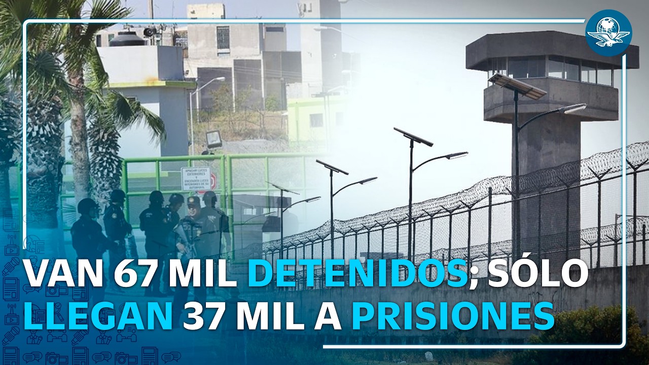 De 67 mil detenidos solamente  37 mil acaban en prisión #EnPortada