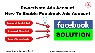 How to Enable Facebook Ads Account - Reactivate Ads Account
