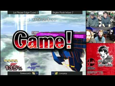 JPEG 2 - Melee - Singles - RR Pool - Butterscotch (Fox) vs Lomaykay (Fox, Marth)