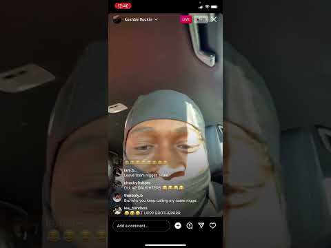 Kush BinFlockin on live fessing up SRK shanie, trini dulap & rah cash & wants to link up.. pt 2”