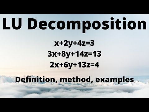 LU Decomposition