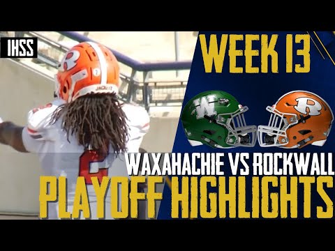 Waxahachie vs Rockwall - 2023 Week 13 Football Highlights