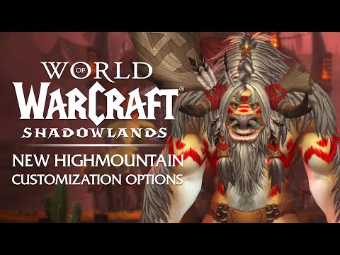 NEW Highmountain Tauren Customization Options [Patch 9.1.5] | Shadowlands