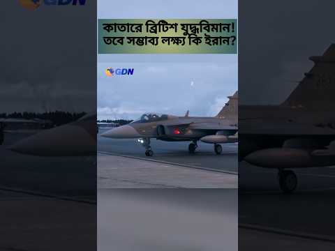 British fighter Jet in Qatar Al Udeid Air Base | Middle East News