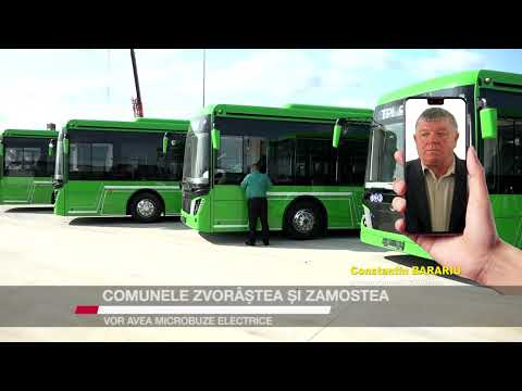Comunele Zvoristea si Zamostea vor avea microbuze electrice