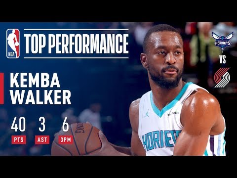 Kemba Walker Puts Up 40 in Overtime vs. the Blazers | February 8, 2018