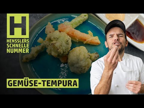Quick vegetable tempura recipe by Steffen Henssler