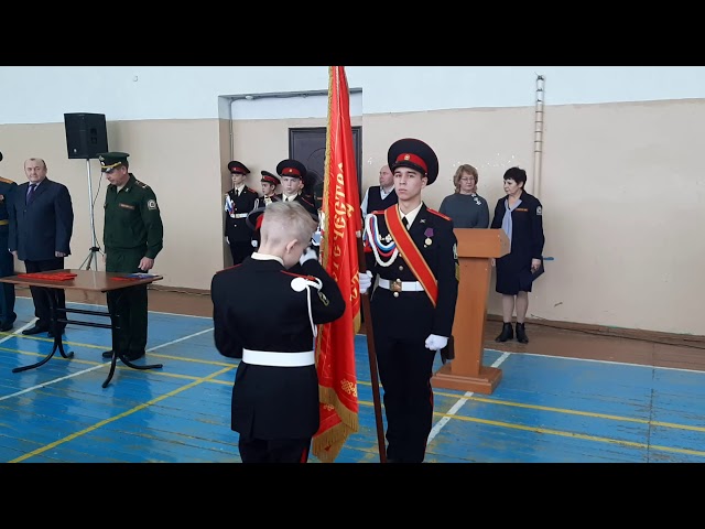 Тәтеш кадет мәктәп-интернаты укучыларының кадет Антын кабул итү тантанасы. (1)