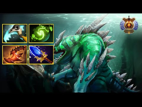 TideHunter Offlane Ultimate Build, Refresher Orb + Aghanim's Scepter | Dota 2 Highlights