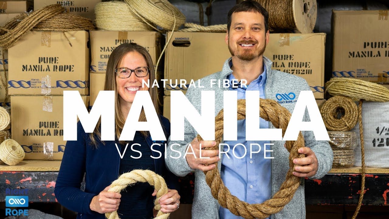 What is the difference between sisal and manila rope? EN General