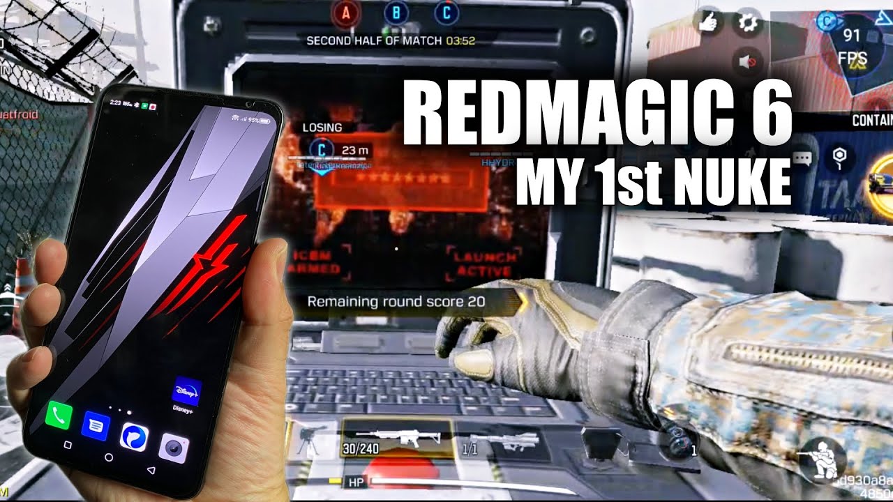 NUBIA REDMAGIC 6 - FPS Gaming Performance Test - COD Mobile - NUKE Achieved!