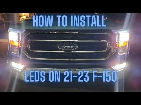 How to replace 2021-2023 F-150 headlight bulbs with LEDs