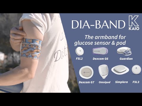 Dia-Band, das Armband, das Ihren Blutzuckersensor und Ihren Pod an Ort und Stelle hält!