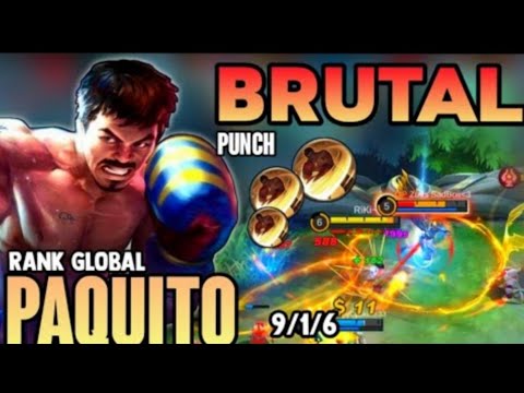 PAQUITO 9 KILLS 91% WIN RATE OF BEST BUILD 2021 GAMEPLAY TOP GLOBAL PAQUITO |MLBB.