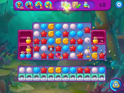 Fishdom Very Hard level 8069 no boosters フィッシュダム ベリーハード [Friend's]