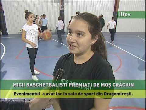 Premiere Craciun mici baschetbalişti Dragomireşti