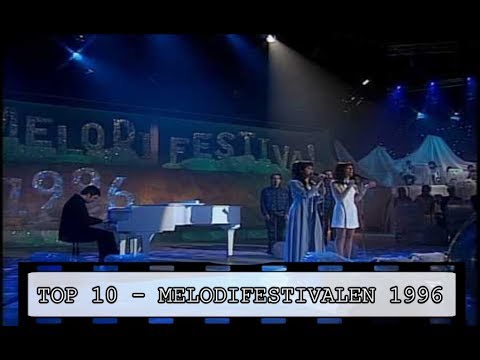 Top 10 - Melodifestivalen 1996