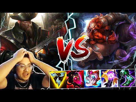 SOLARBACCA Gangplank Vs Gragas Top  - NA Master/Grandmaster - Patch 25.16