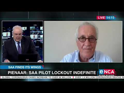 SAA pilot lockout indefinite Pienaar