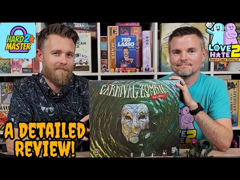 Carnival Zombie: 2nd Edition with Mediolanum - Detailed Review! Albe Pavo |Hard 2 Master #boardgames