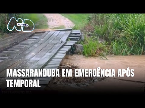 Massaranduba decreta situação de emergência após temporal no Norte de SC