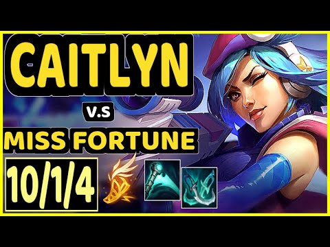 FREEZE (CAITLYN) vs MISS FORTUNE - 10/1/4 KDA BOTTOM ADC GAMEPLAY - EUW Ranked GRANDMASTER