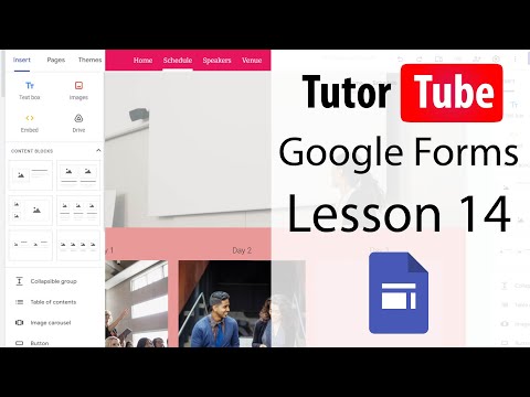Google Sites Tutorial - Lesson 14 - Adding External Links
