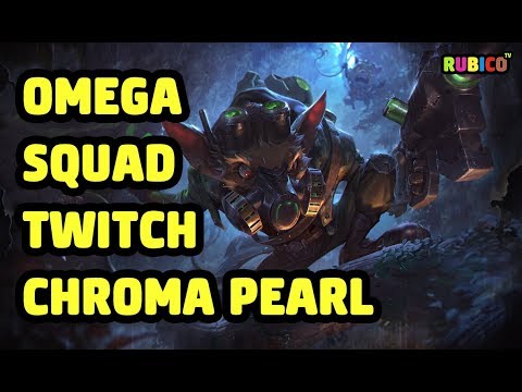 OMEGA SQUAD TWITCH CHROMA PEARL SKIN SPOTLIGHT - LEAGUE OF LEGENDS