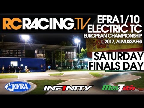 EFRA 1/10th Electric Touring Car Euros 2017 - Saturday -Finals Day LIVE