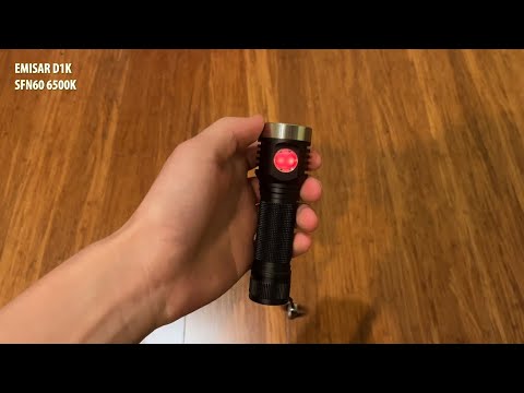 Emisar D1K SFN60 6500K Demo and Quick Review