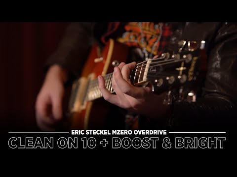 Eric Steckel MZero Overdrive, Clip 9.Clean on 10 + Boost and Bright.