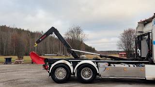 Scania R580B6X2 hook lift truck | Image 4 - Autoline