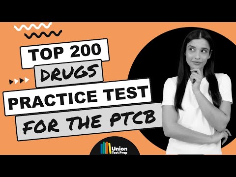 Top 200 Medications Quiz for Pharmacy Techs | PTCB-Style Practice Questions