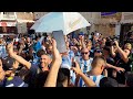 10 minutes of Argentina fans going crazy in Doha