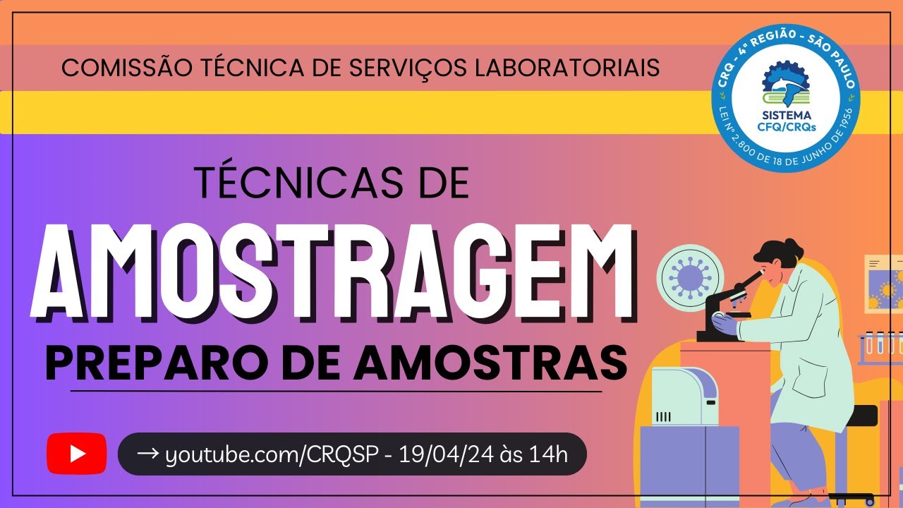 TÉCNICAS DE AMOSTRAGEM E PREPARO DE AMOSTRAS