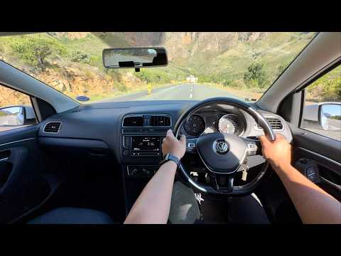 POV DRIVE: VW Polo 1.2 TSI (66KW) on a DANGEROUS Mountain Road